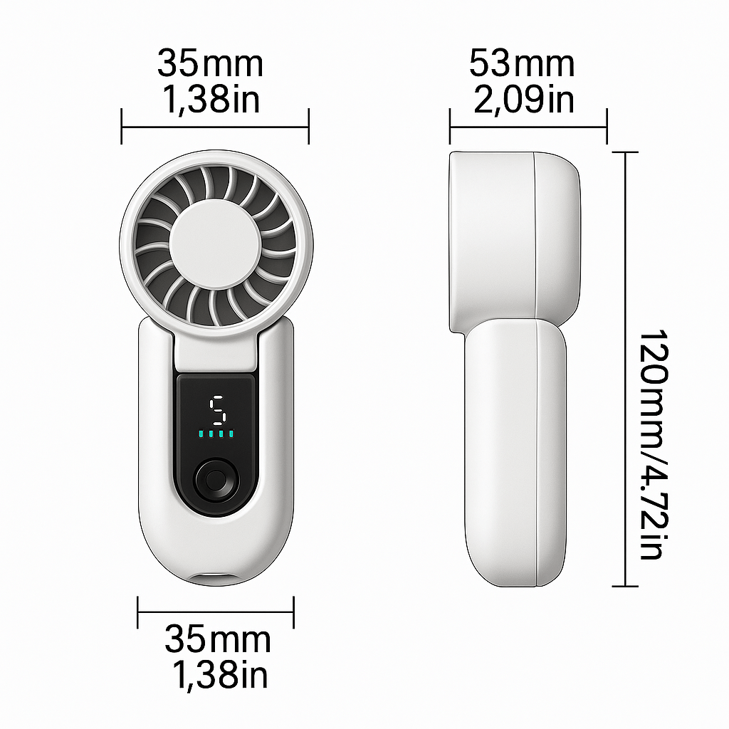 FC02 Handheld Mini Fan - Fan C