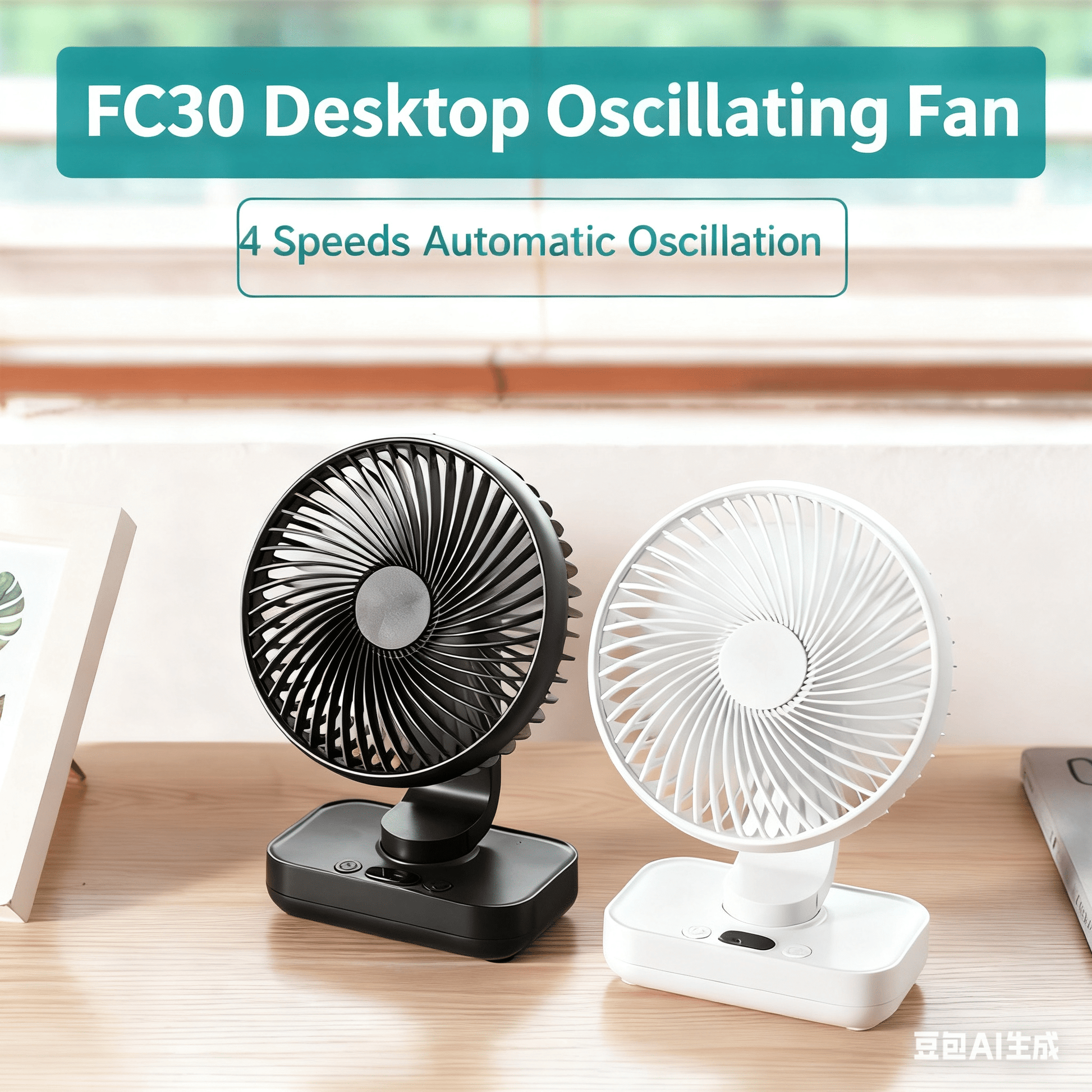 FC30 Desktop Oscillating Fan - Fan C