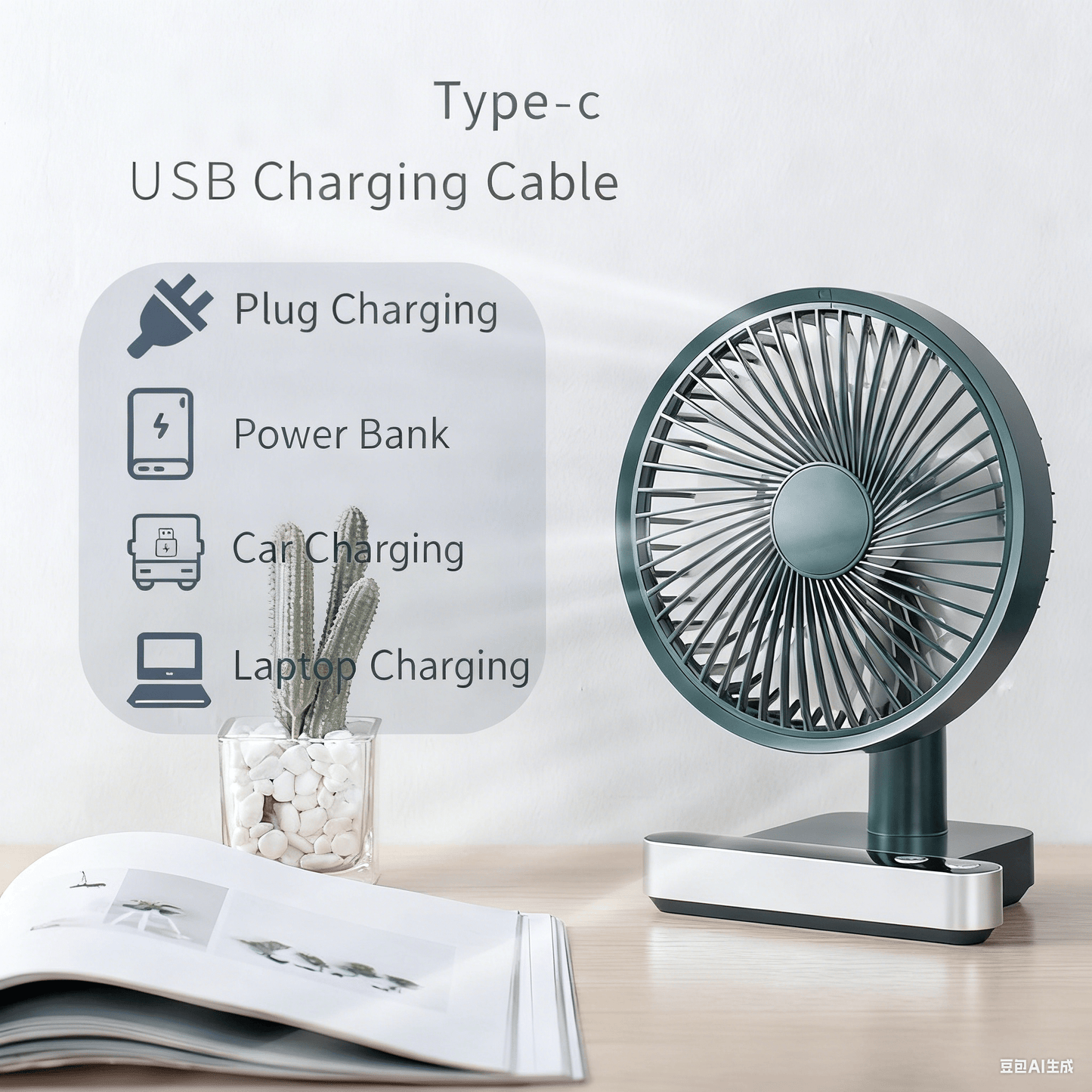 FC31 Desktop Oscillating Fan - Fan C