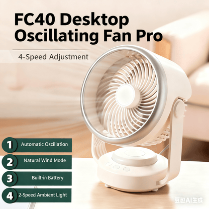 FC40 Desktop Oscillating Fan Pro - Fan C