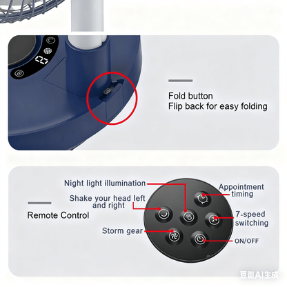 FC41 Desktop Oscillating Fan Pro - Fan C