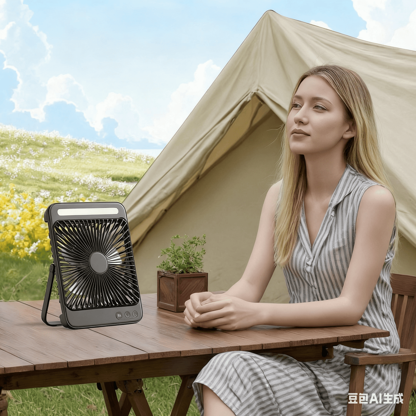 FC42 Desktop Fan Pro & Powerbank - Fan C