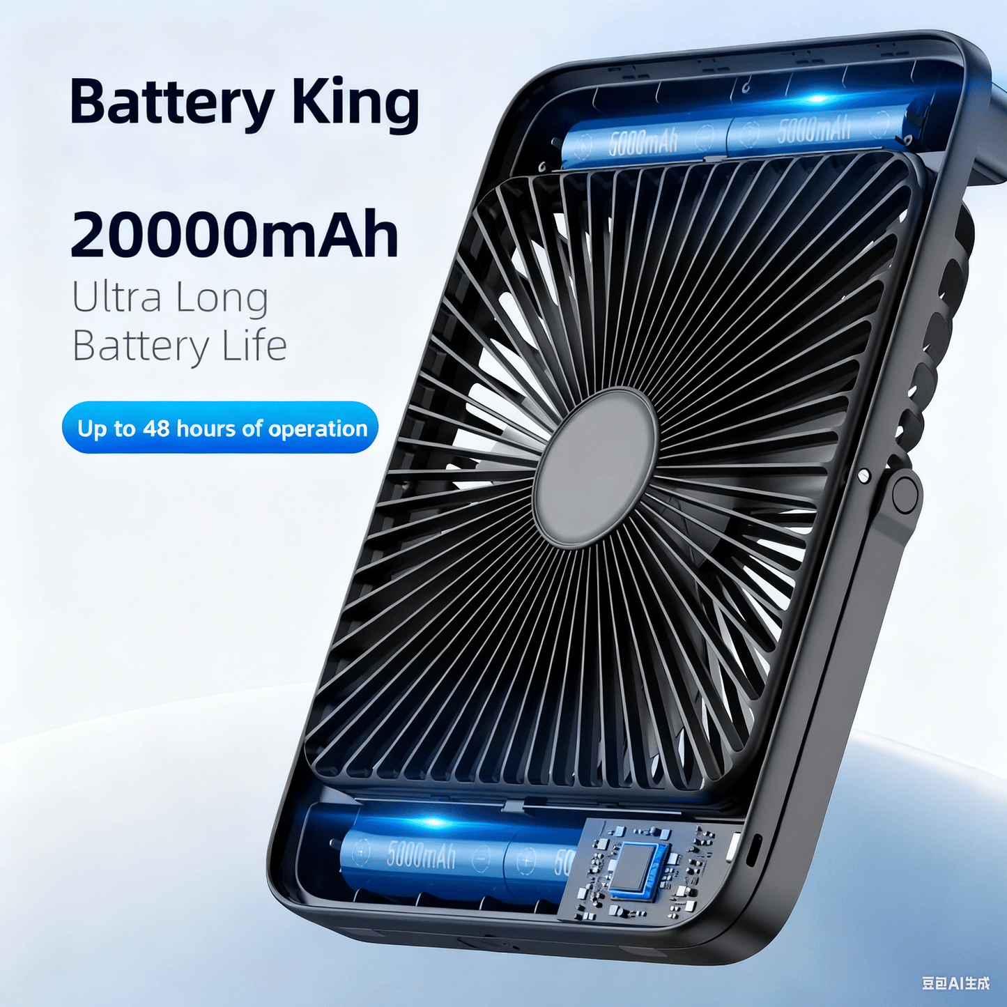 FC42 Desktop Fan Pro & Powerbank - Fan C