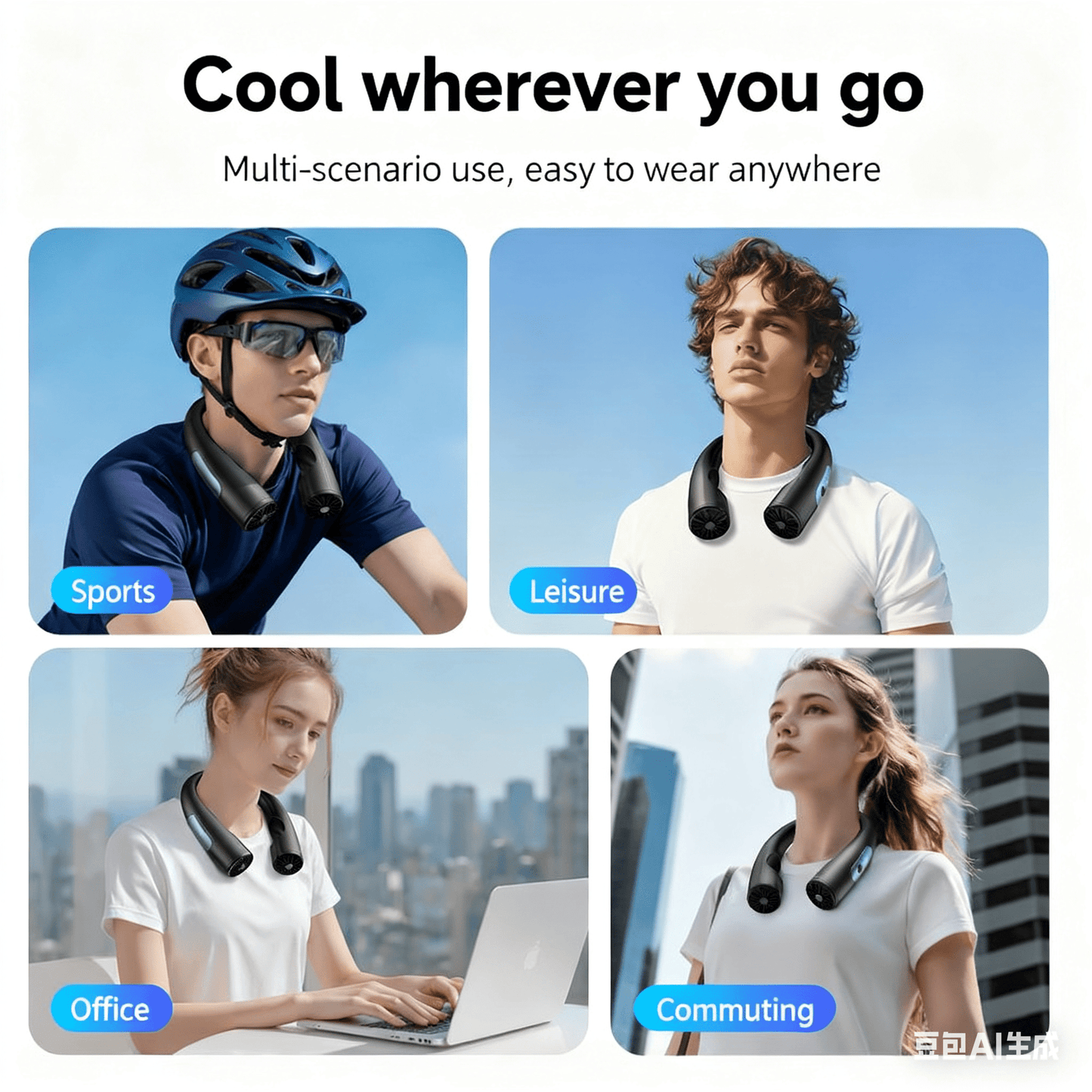 FC51 Neck Hanging Fan - Fan C