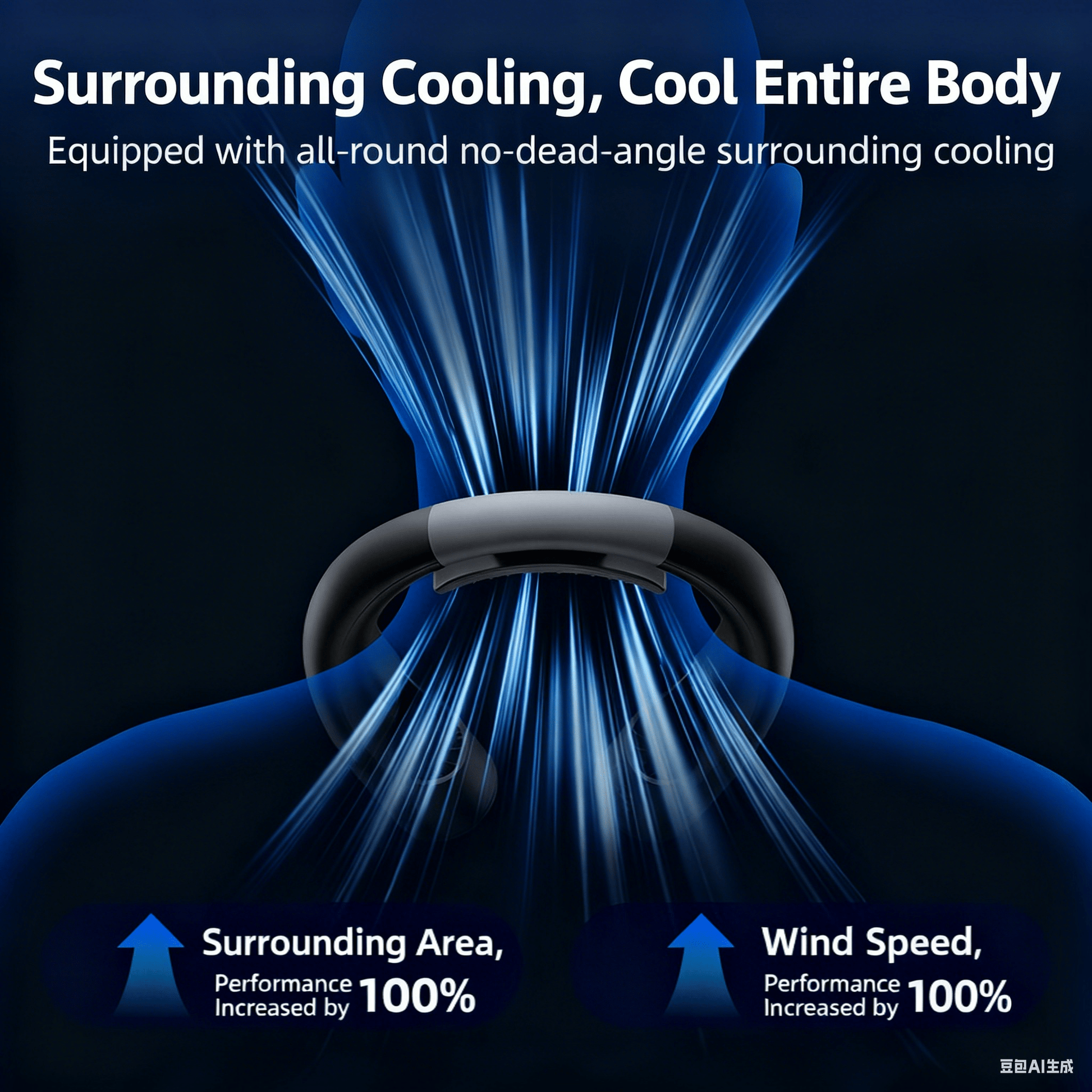 FC51 Neck Hanging Fan - Fan C