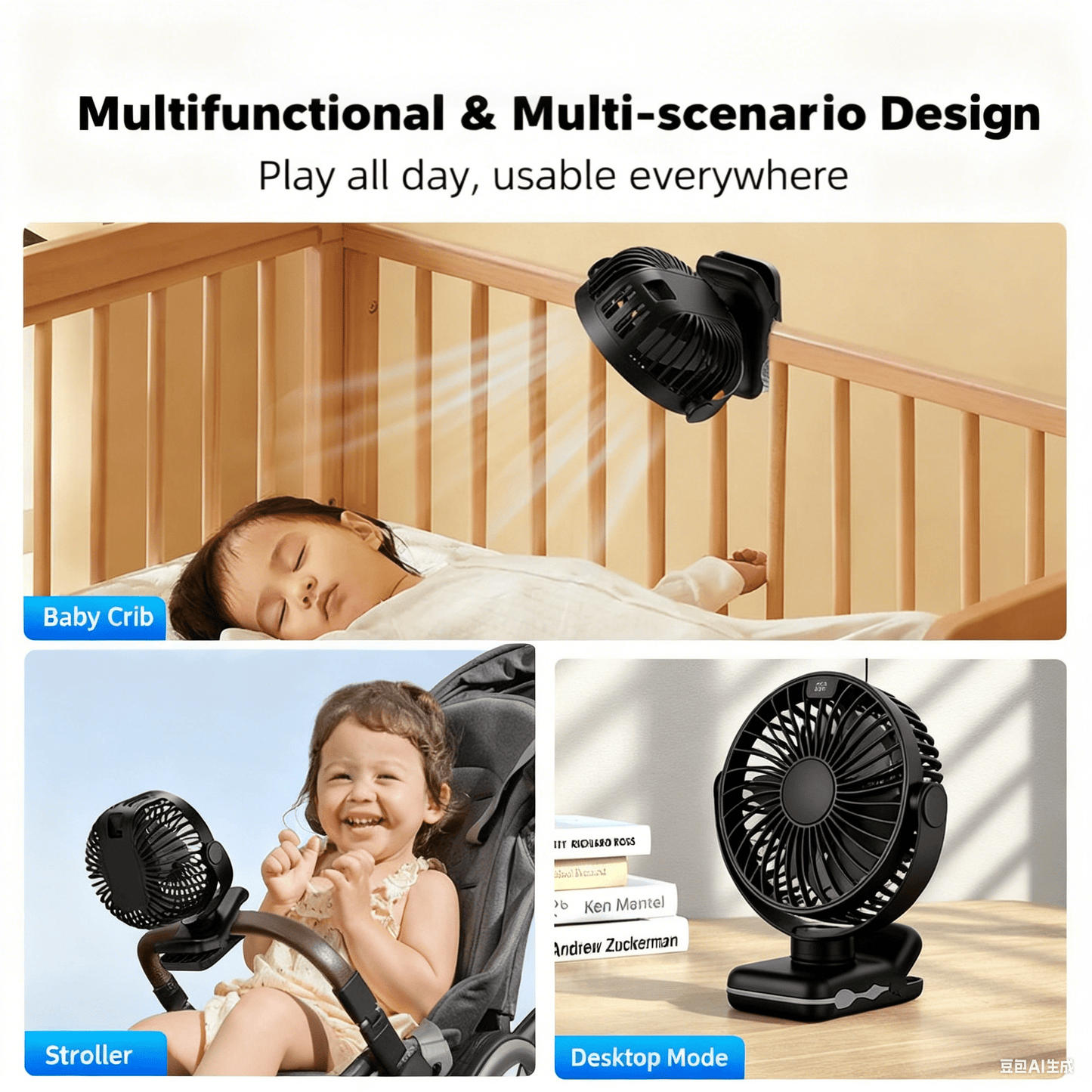 FC60 Universal Clamp Fan - Fan C