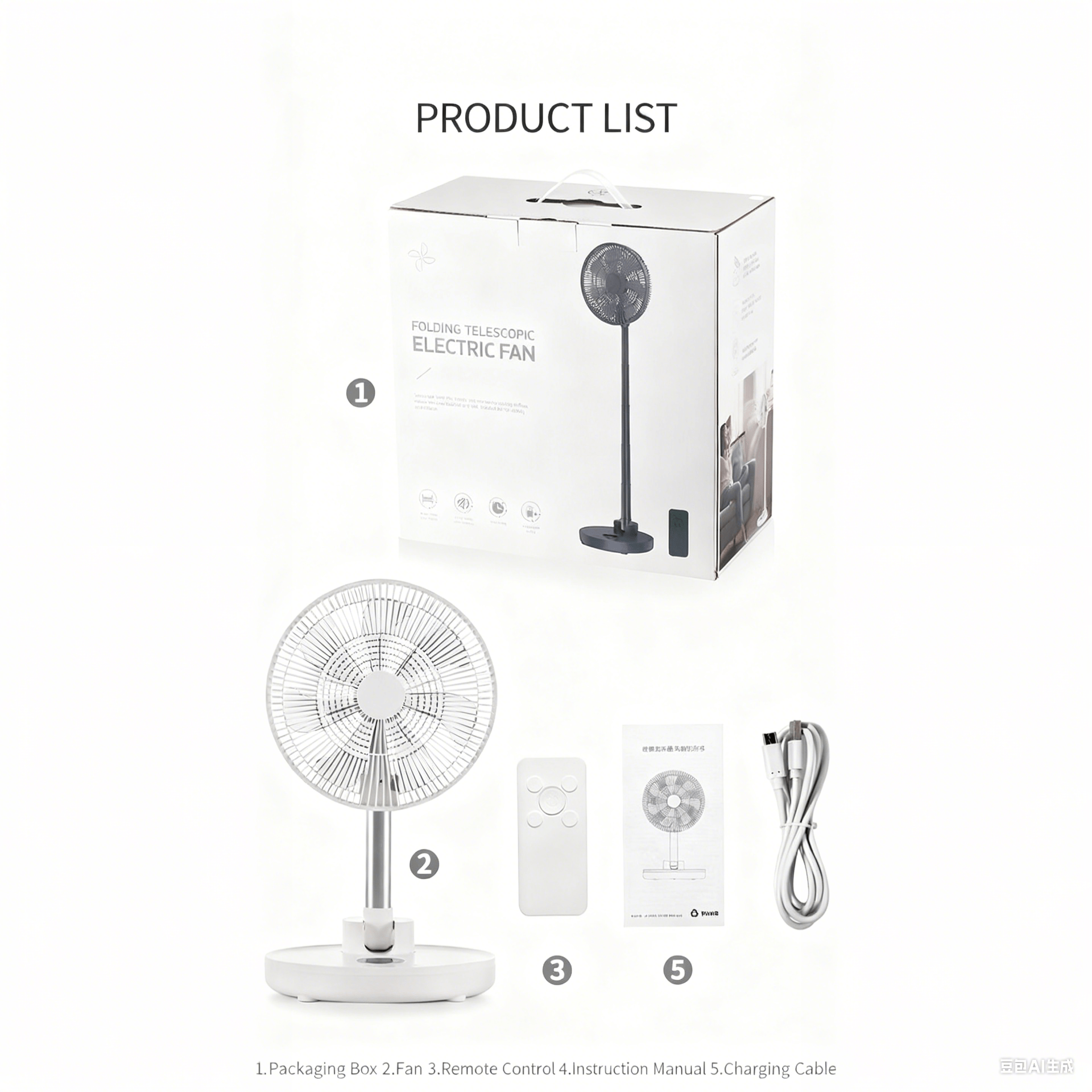 FC80 Floor Oscillating Fan Pro - Fan C